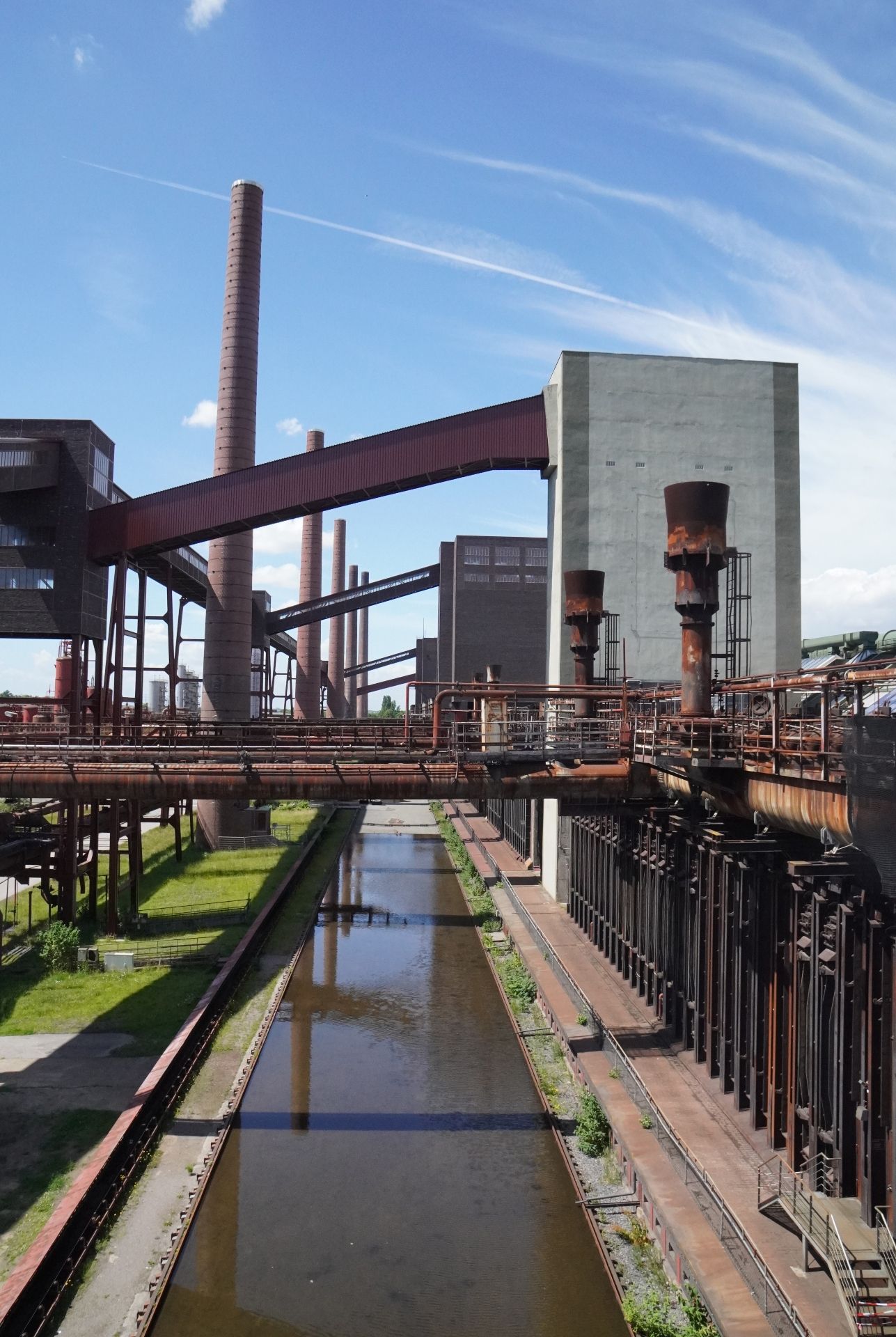 View of the Zollverein World Heritage Site in Essen