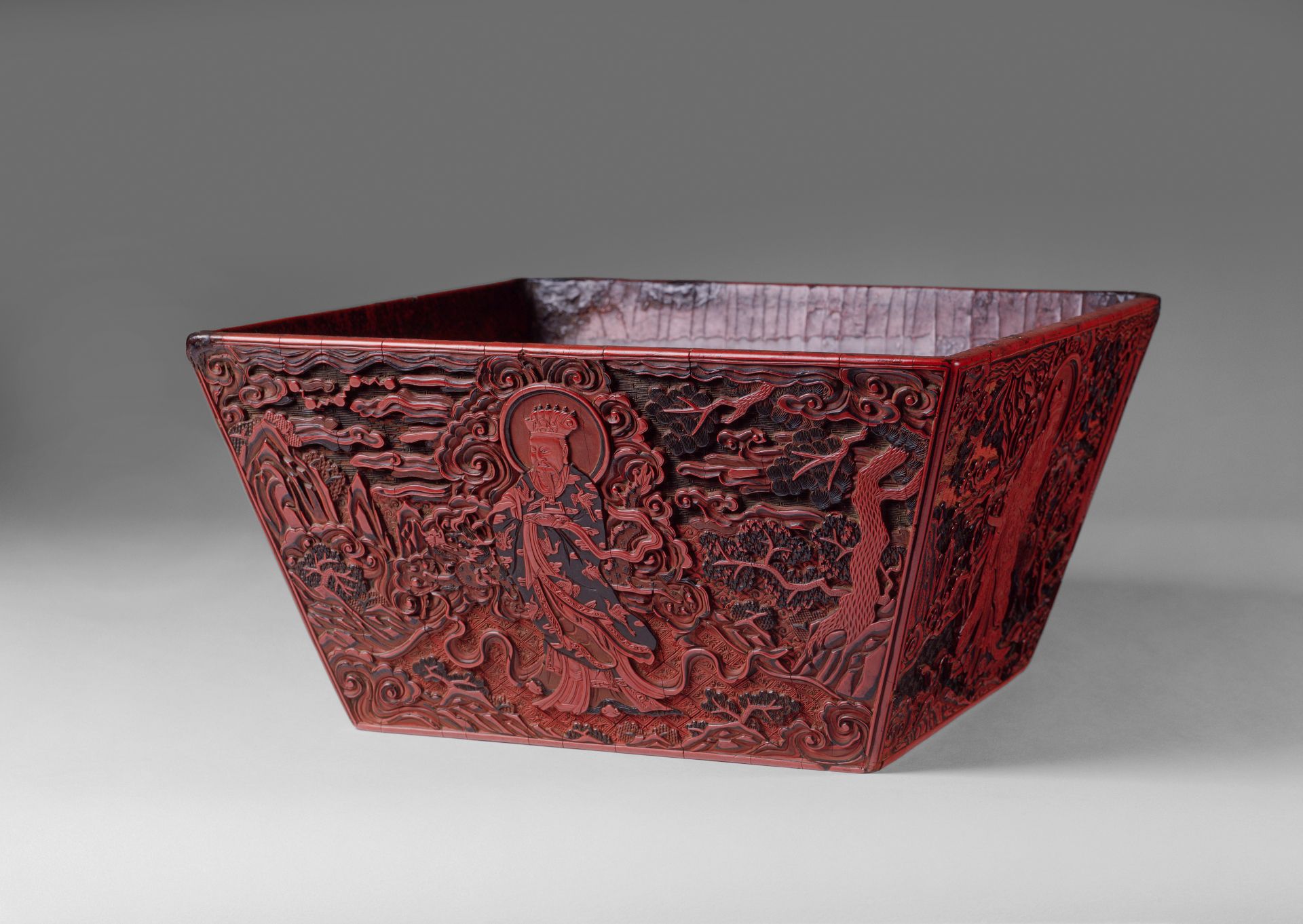 Scheffel with Star Gods, H 16.4 cm, China, Jiajing era (1522–1566)