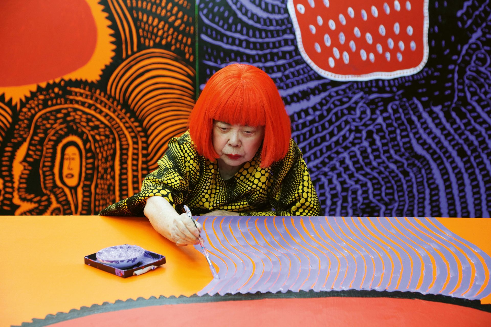 To Page Yayoi Kusama. Works from 70 years