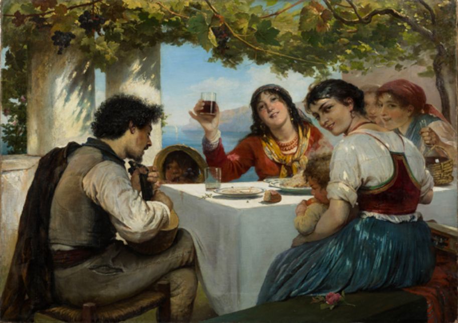 Elisabeth Jerichau-Baumann, Italian Osteria, n.d., oil on canvas
