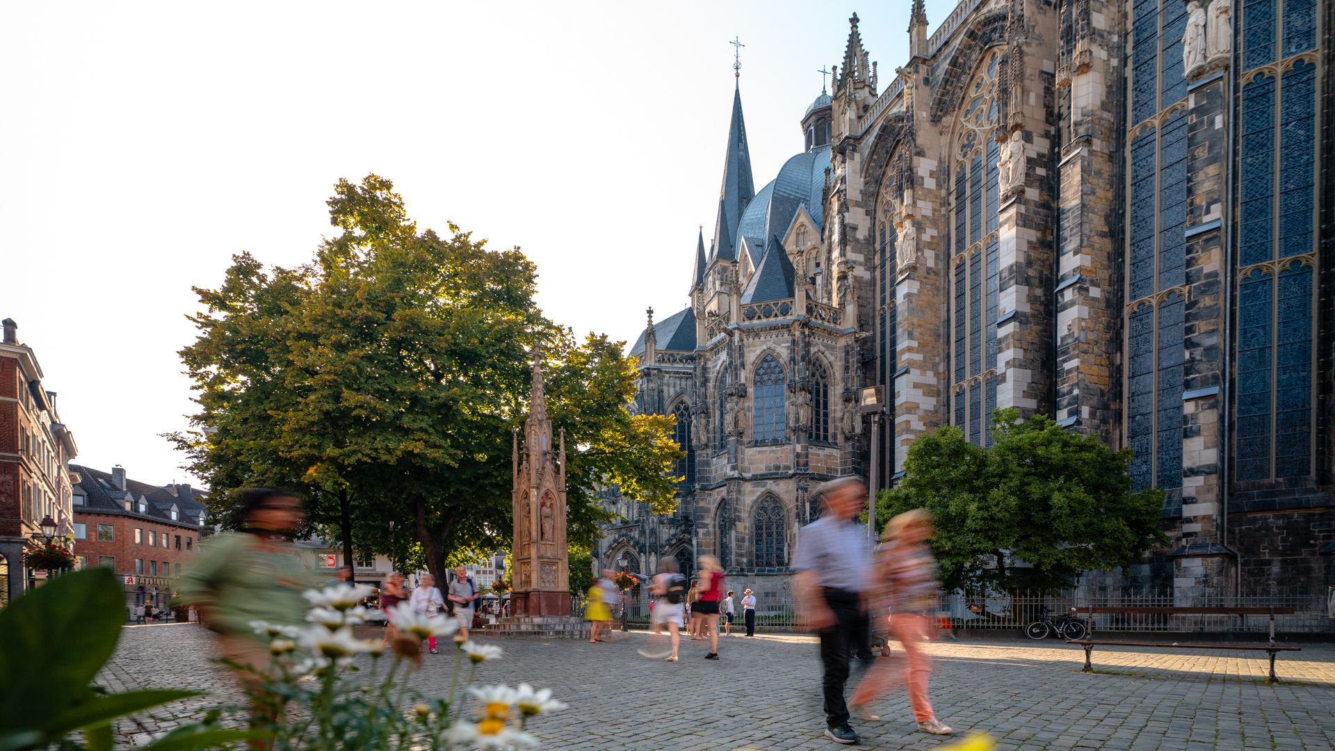 Münsterplatz vor Aachener Dom