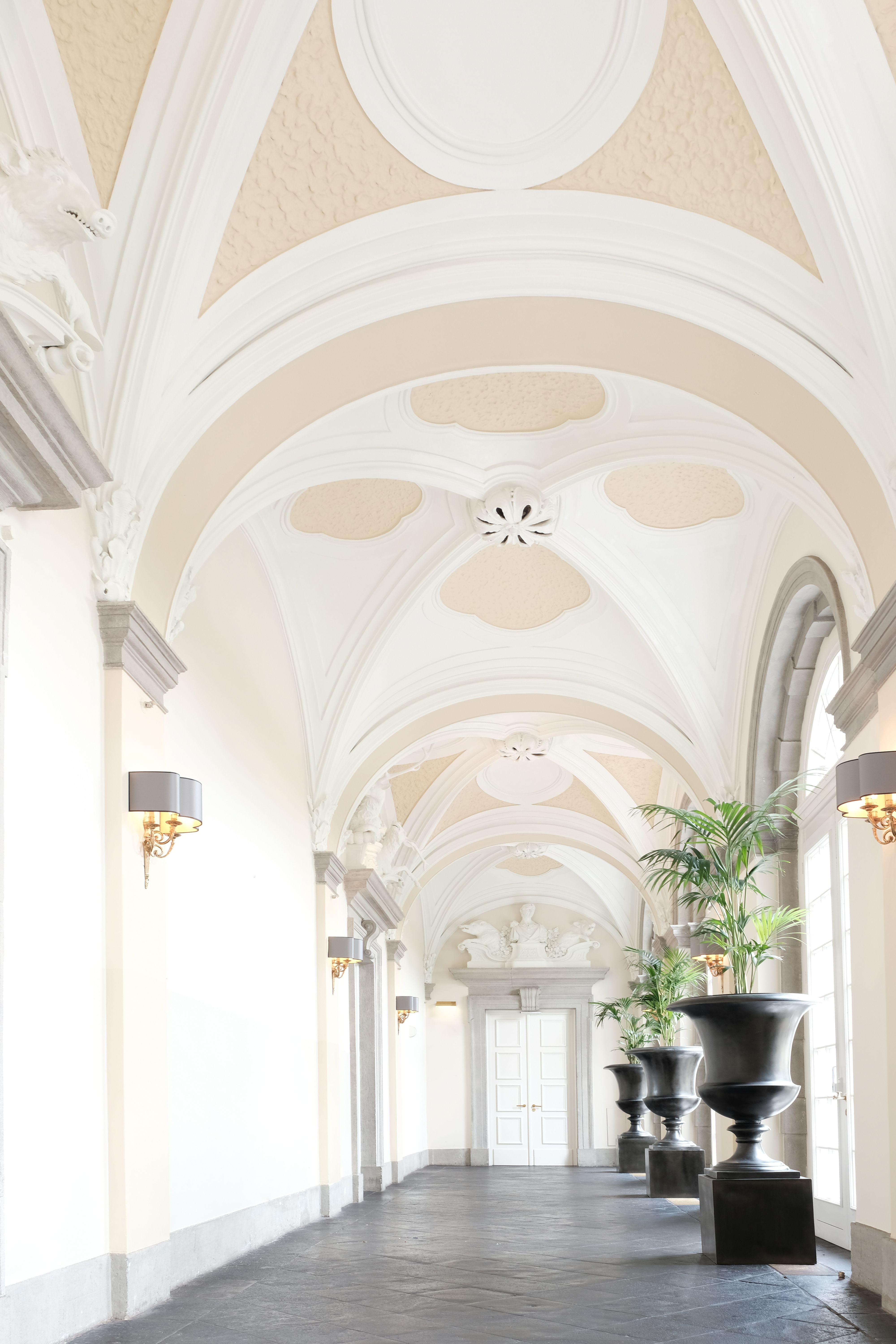 The arcade in the Grandhotel Schloss Bensberg