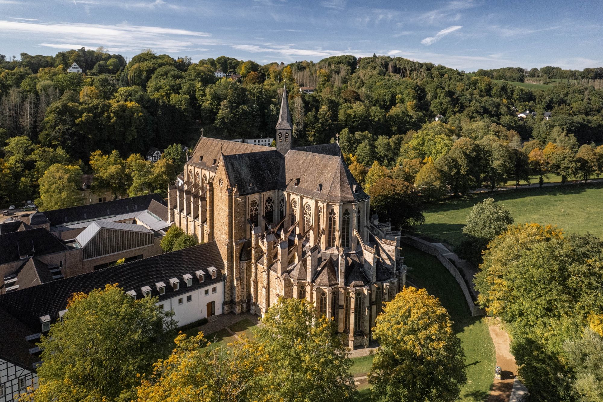 View of Altenberg Cathedral in Odenthal