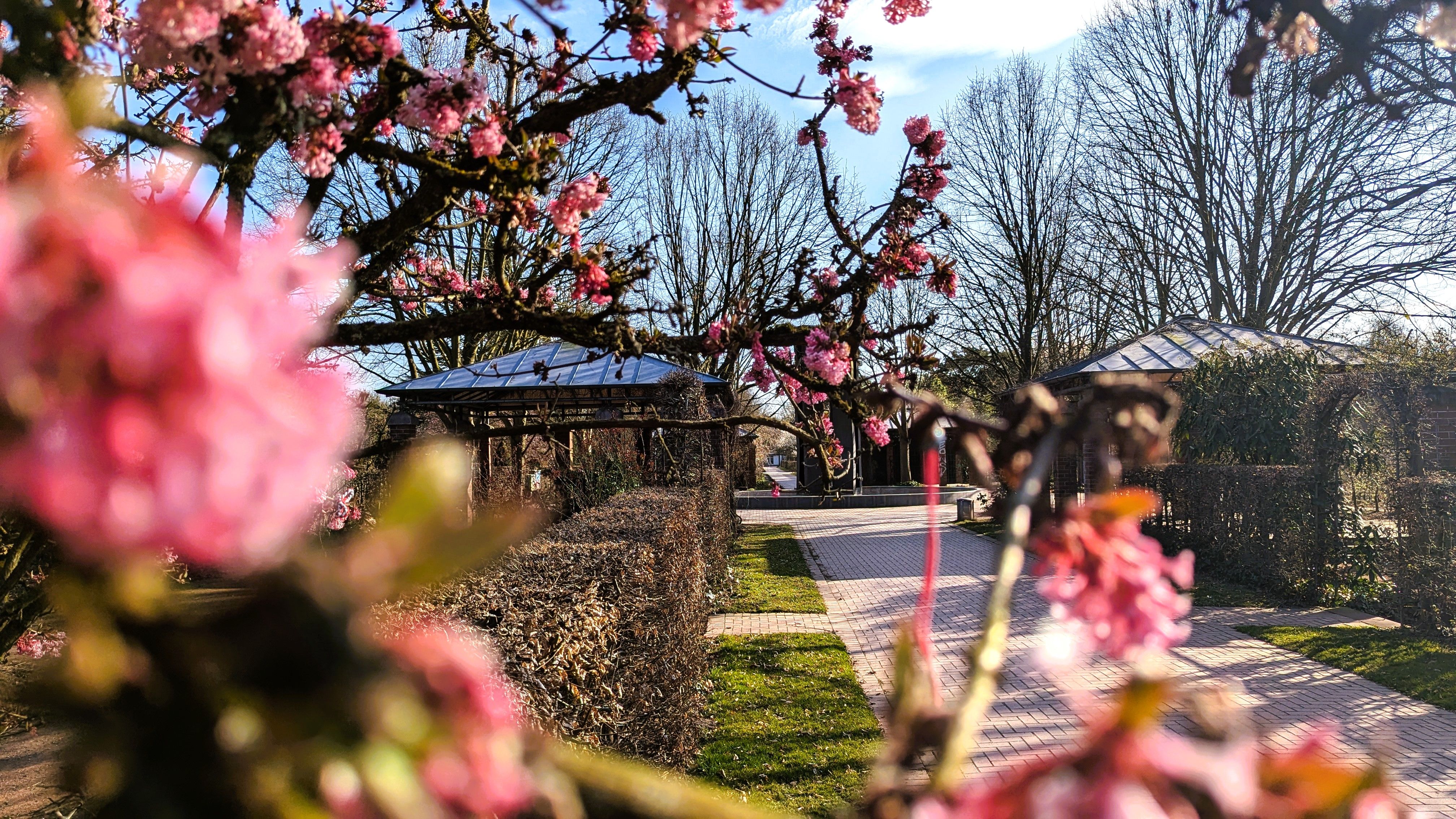 16 different themed gardens are available for exploration in the middle of the three park areas